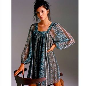 Anthropologie dress size large.